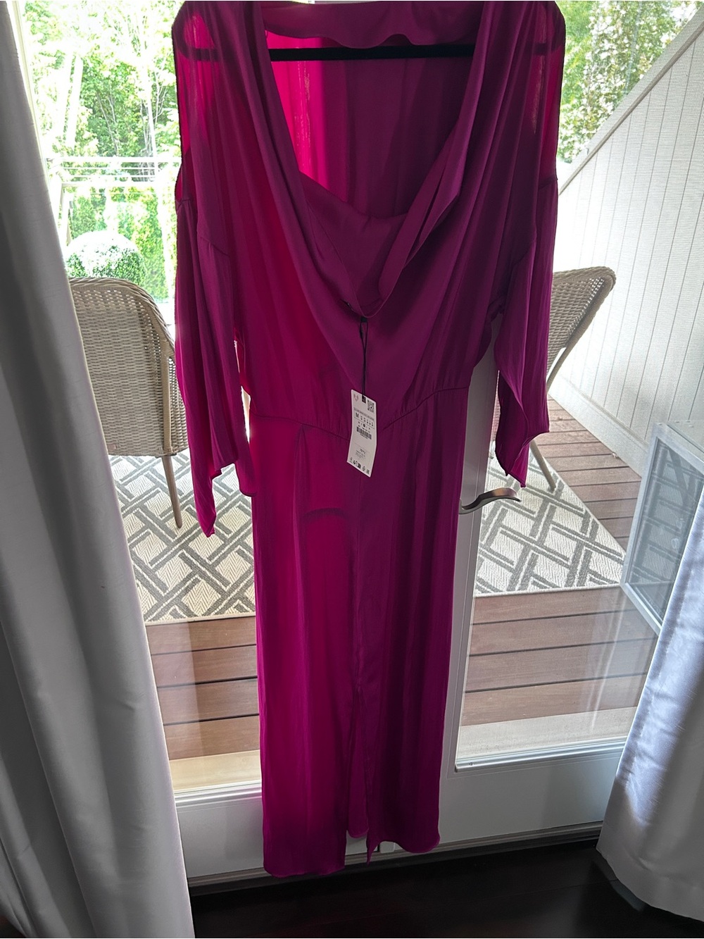 Zara Fuchsia/Pink Maxi dress - Picture 4 of 4